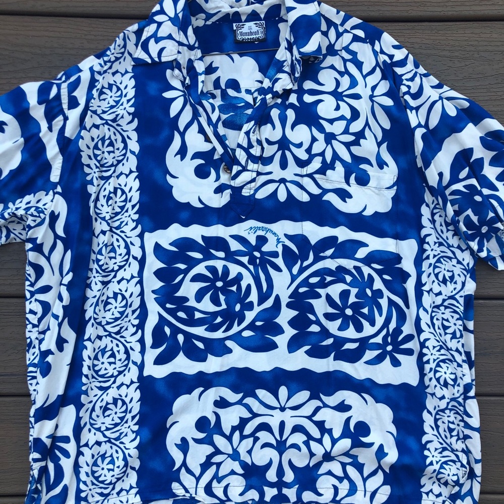 Manuheali’i XL Men’s Aloha Shirt